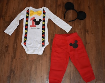 mickey mouse first birthday outfit