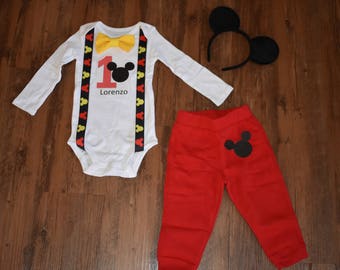 Mickey Mouse Outfit Etsy