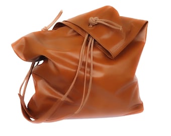 Casual grocery bag, Oversized leather bag, Large leather shopper