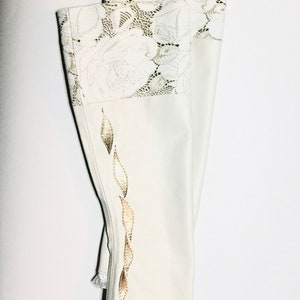 Long to elbow White leather fingerless gloves, Bridal gloves Wedding gloves, Bridesmaids gloves