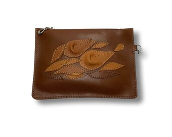 Bolsa de cosméticos de cuero, Organizador de maquillaje de cuero para mujeres, Bolsa de almacenamiento de cuero, Bolsa de artículos de tocador de cuero personalizada, Regalo para esposa