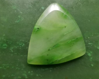 3mm unilateral triangle style jade Indonesian nephrite guitar pick plectrum