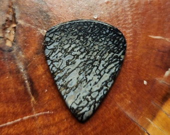 2.5mm gembone dinosaur bone agate gemstone guitar pick.