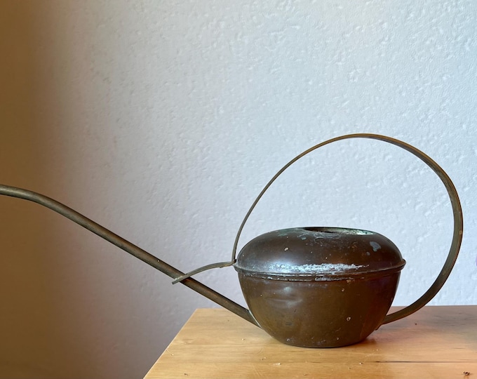 Space Age Copper Watering Can Mid Century Design LEAKS For Deco