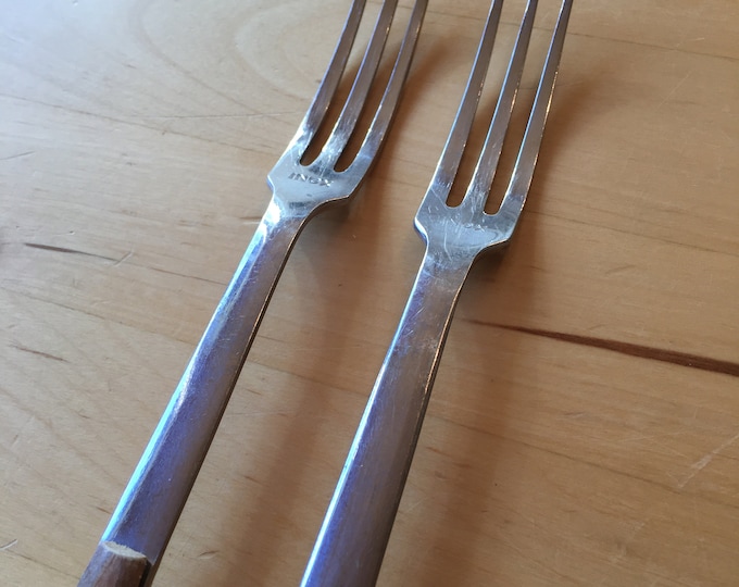 Vintage fondu forks, set of two