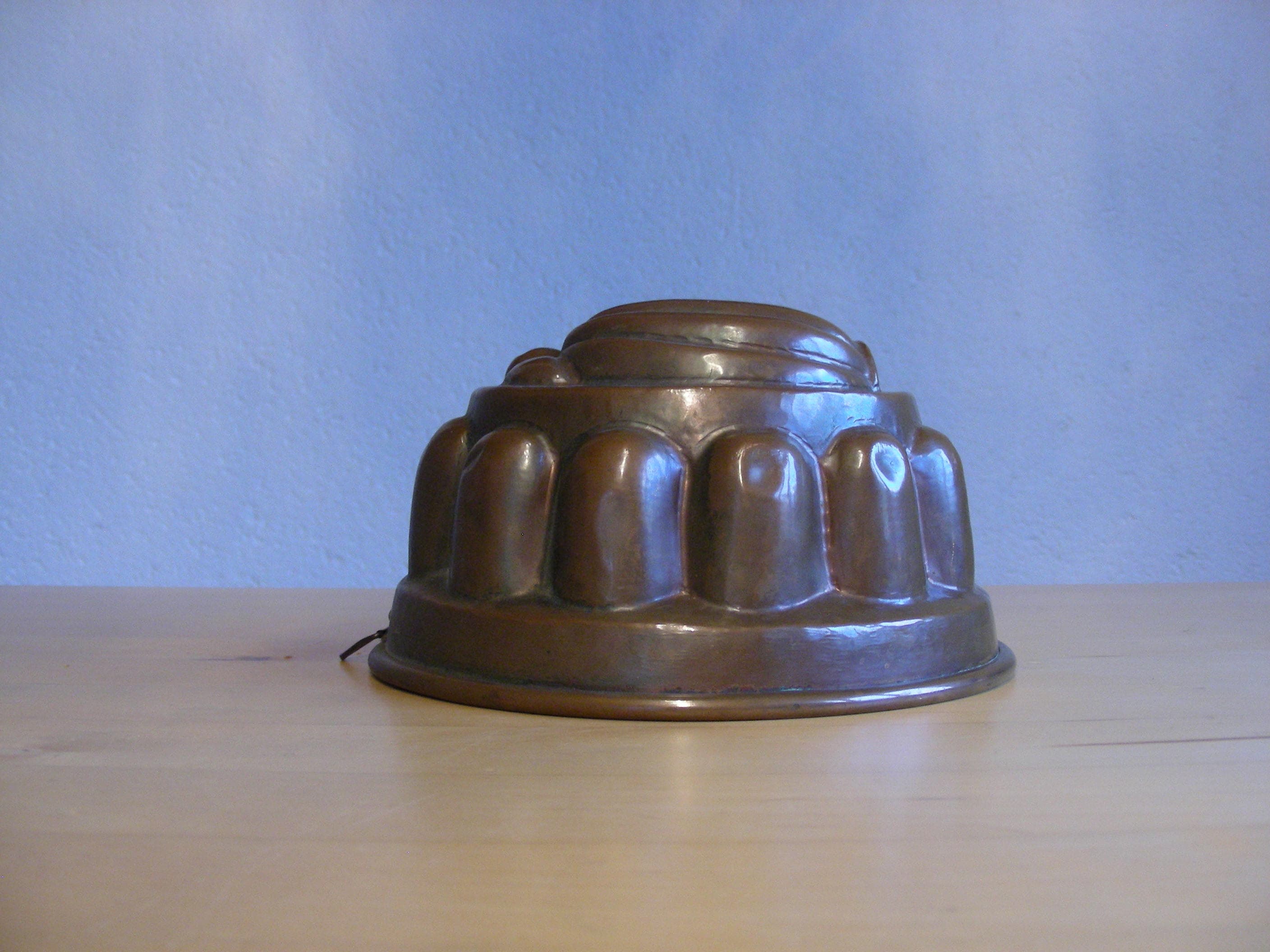 Vintage copper pudding mould