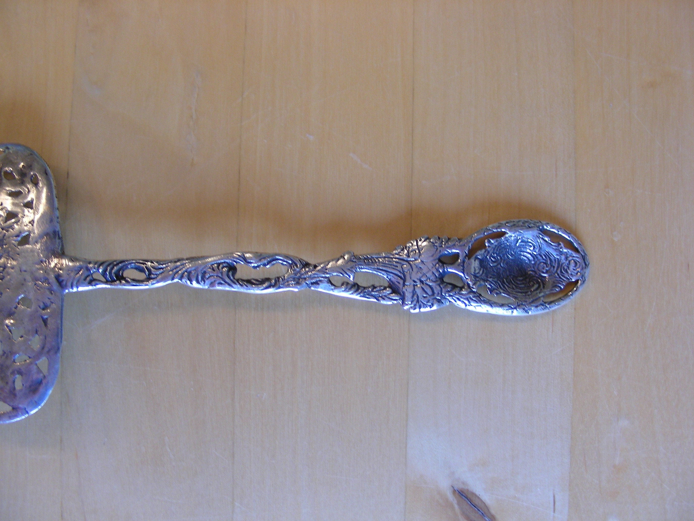 Lovely vintage silver 800 cake server