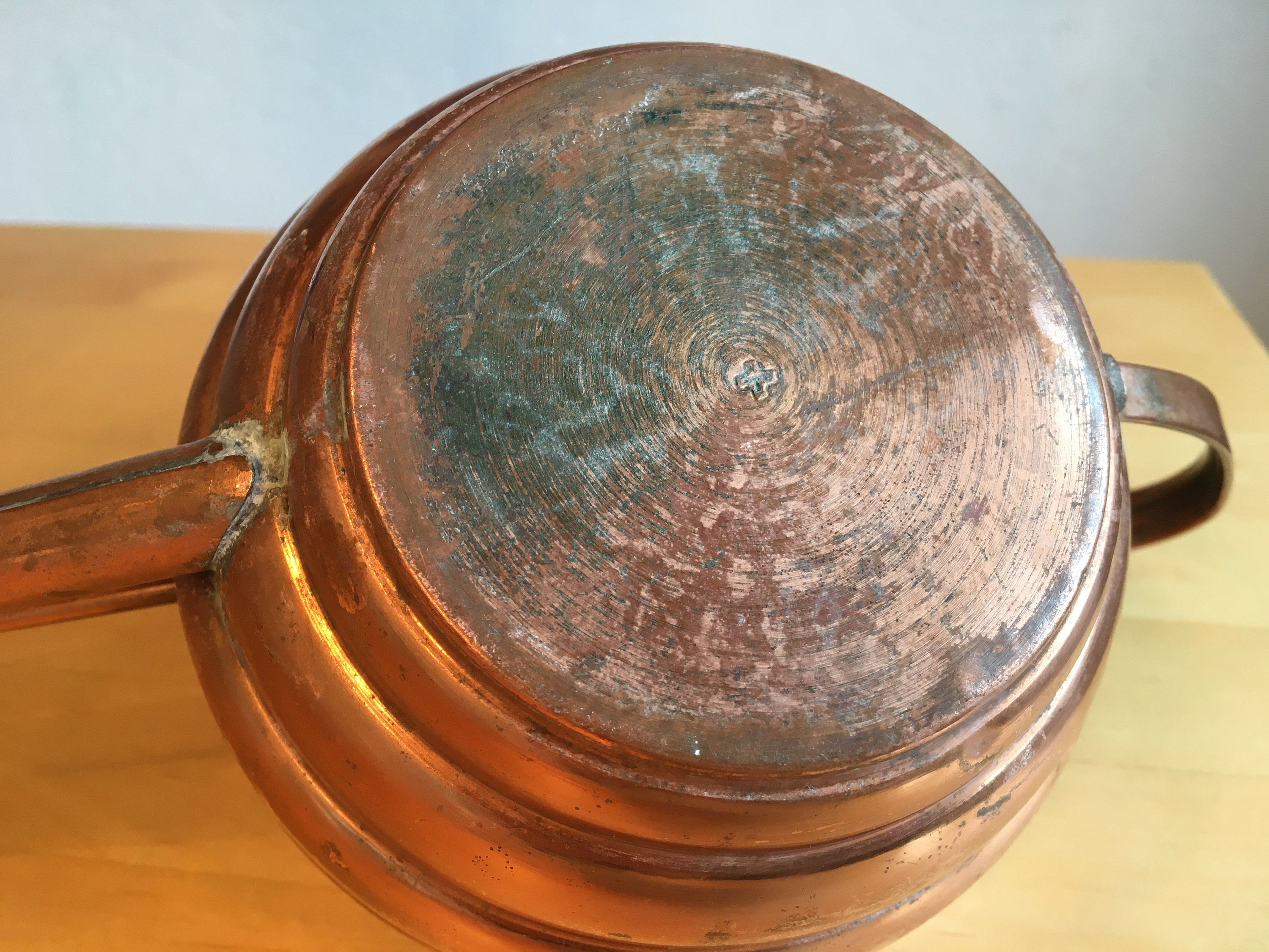 Midcentury copper watering can