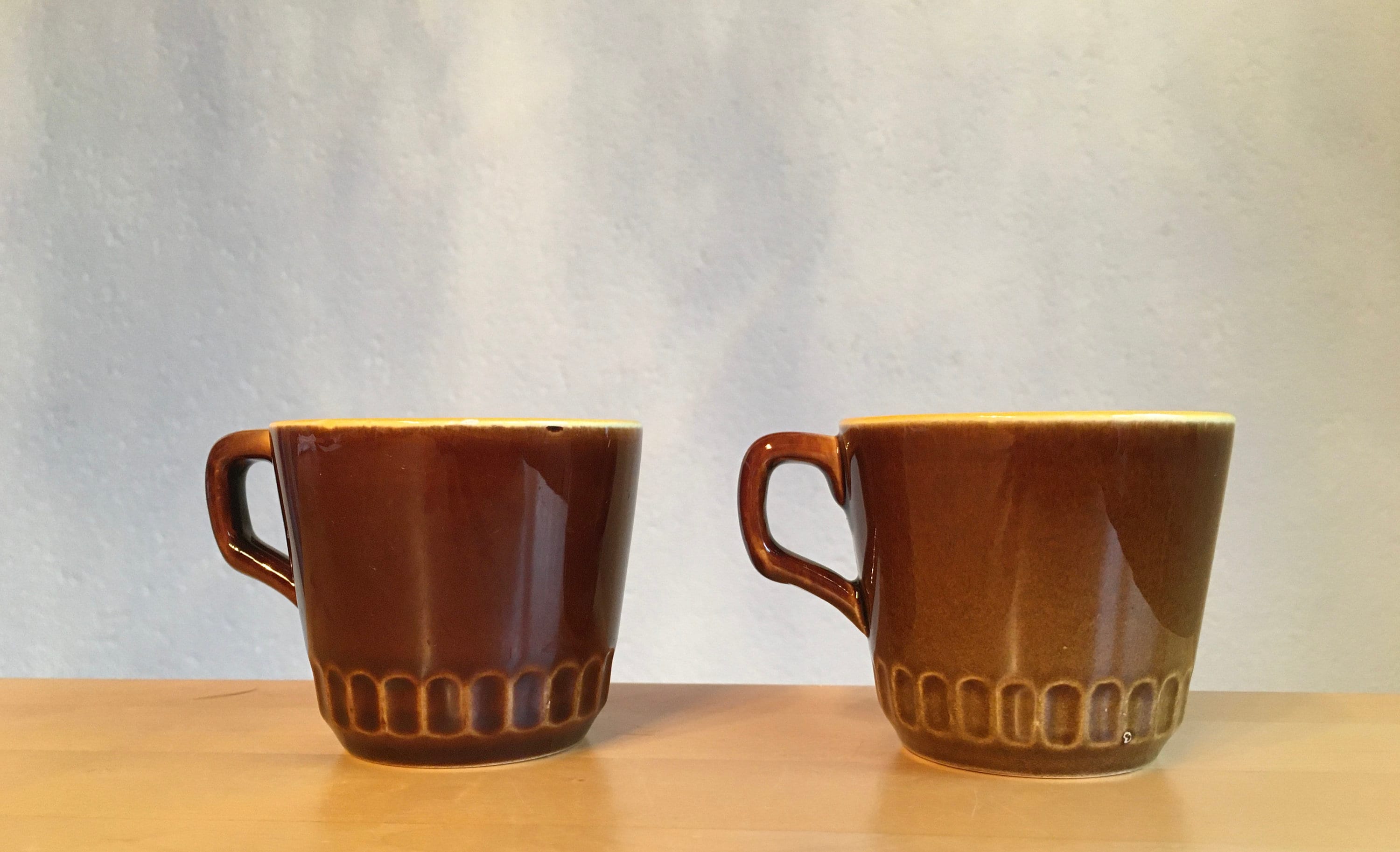Ceramic Espresso Cups Set, Pottery Espresso Cups, 2 Small Coffee