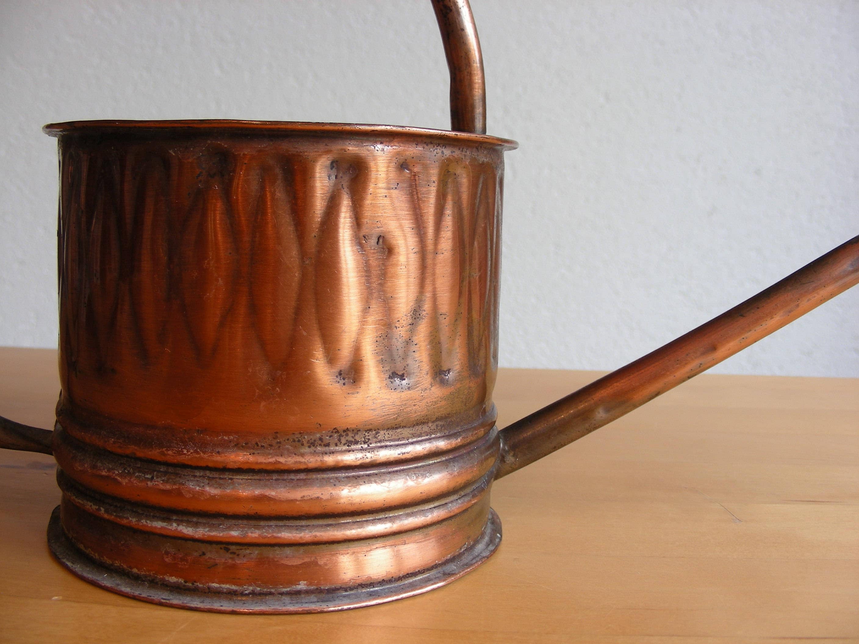 Vintage copper watering can