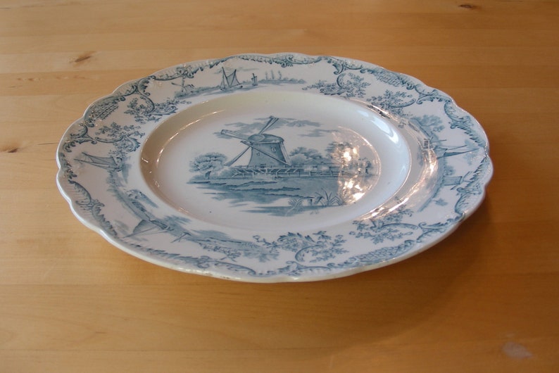Delph Staffordshire plate