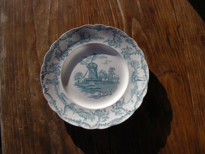 Delph Staffordshire plate