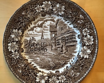 Royal Tudor Wareコーチングタバーン セット5絵皿