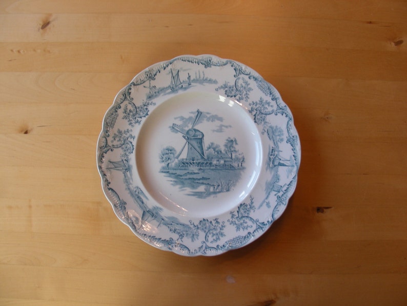 Delph Staffordshire plate