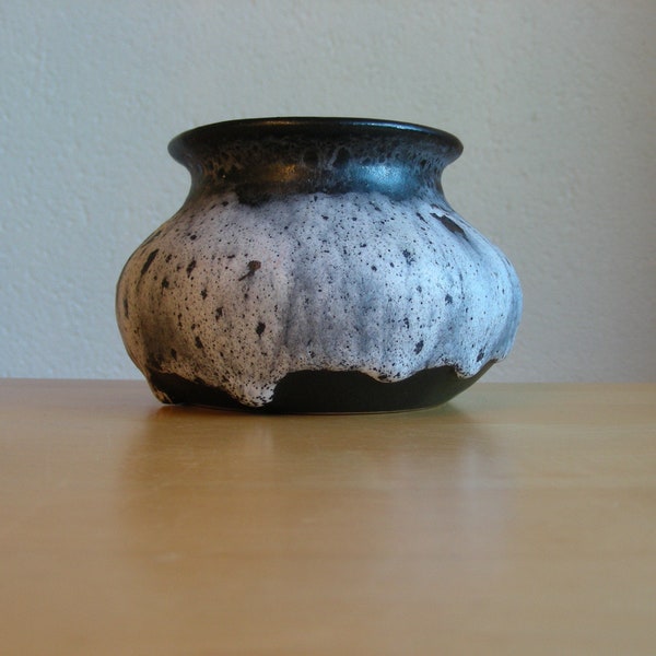 Vintage Ruscha Vase 881 Fat Lava West German Pottery MCM WPG