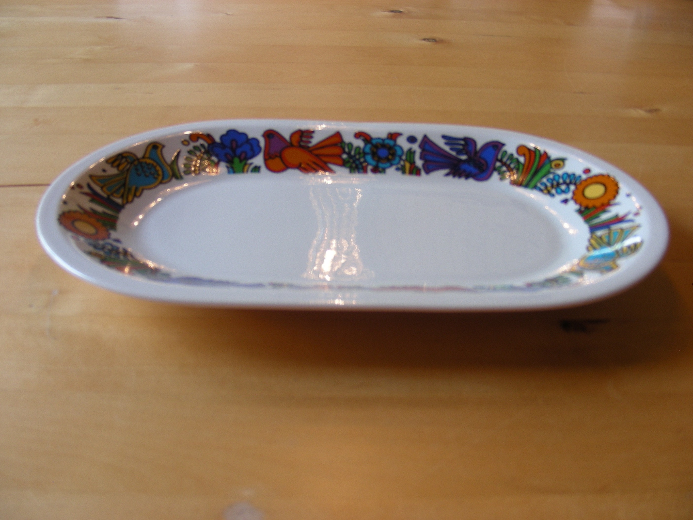 RESERVE FOR M Villeroy and Boch butter dish, Acapulco design, vintage piece