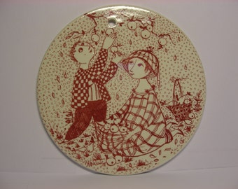 Nymolle Denmark wall plaque Oktober