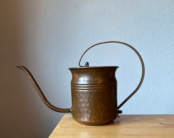 Copper Watering Can Leaks Deco Item