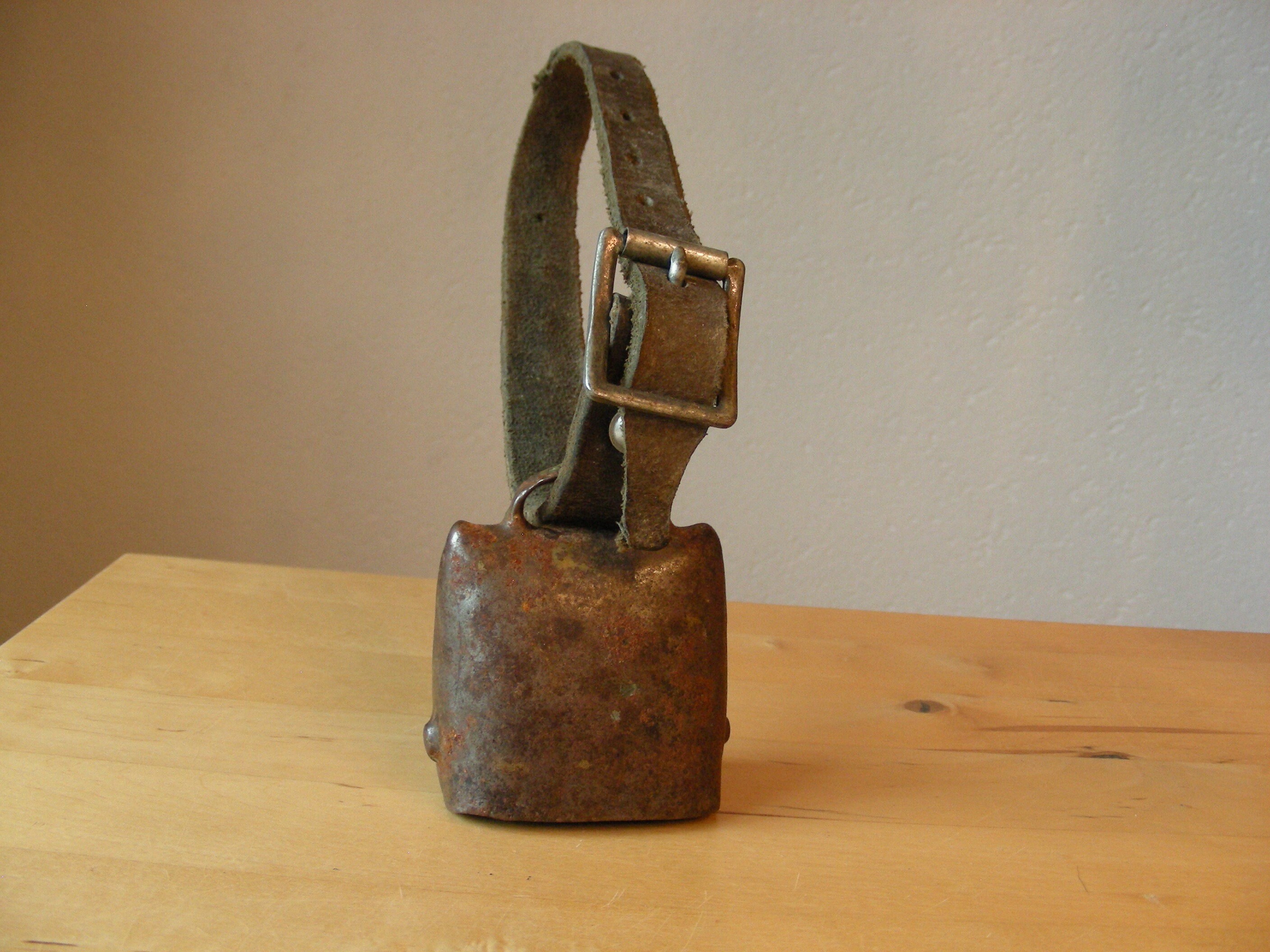 Vintage bell, Swiss brass sheep or goat bell