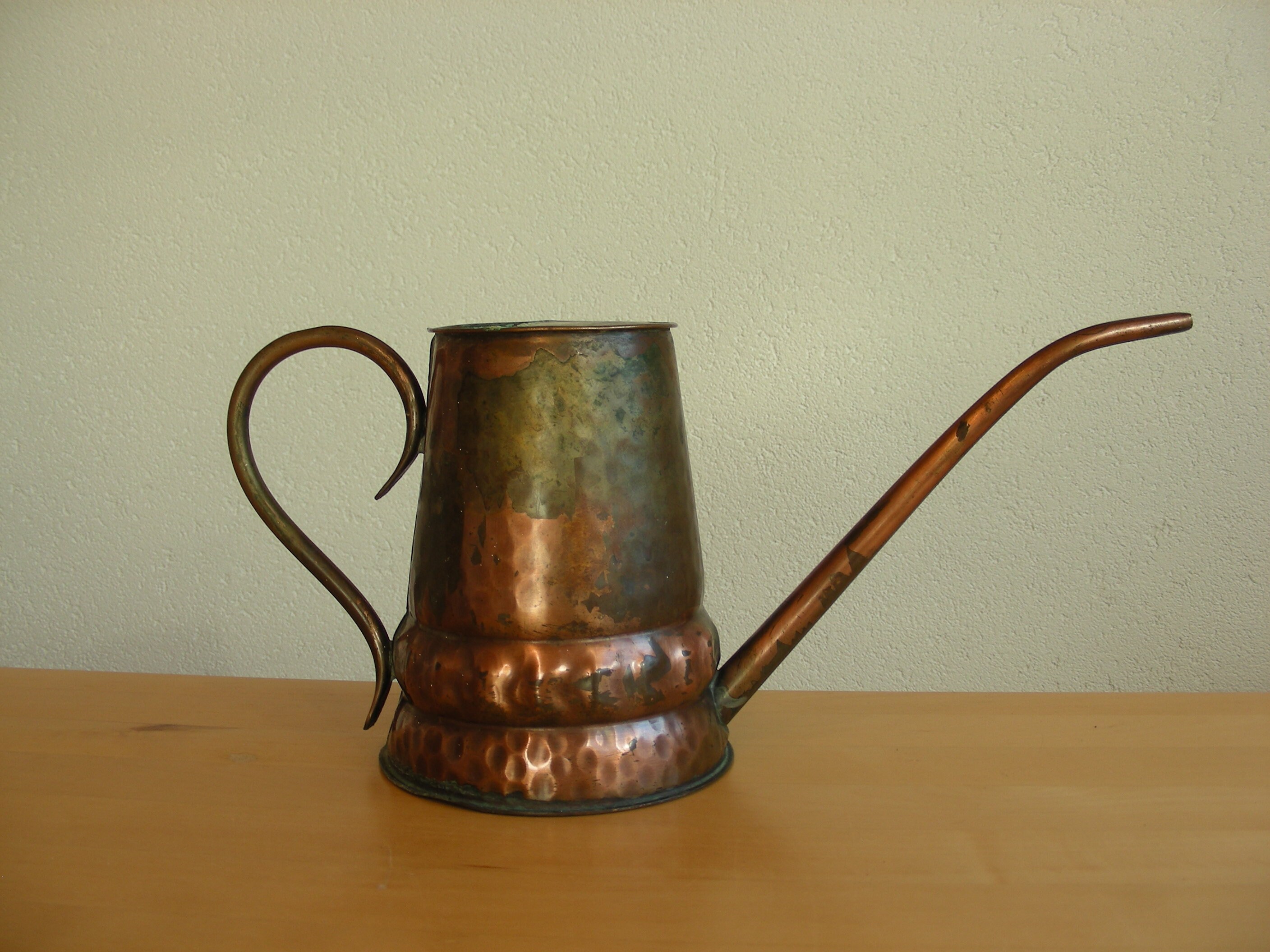 Vintage copper watering can