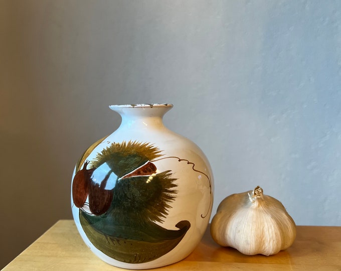 Costa Ceramiche D Arte Gandria Vase Chestnut Vase Ticino Switzerland