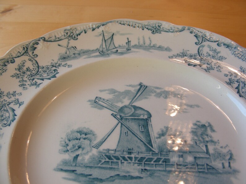 Delph Staffordshire plate