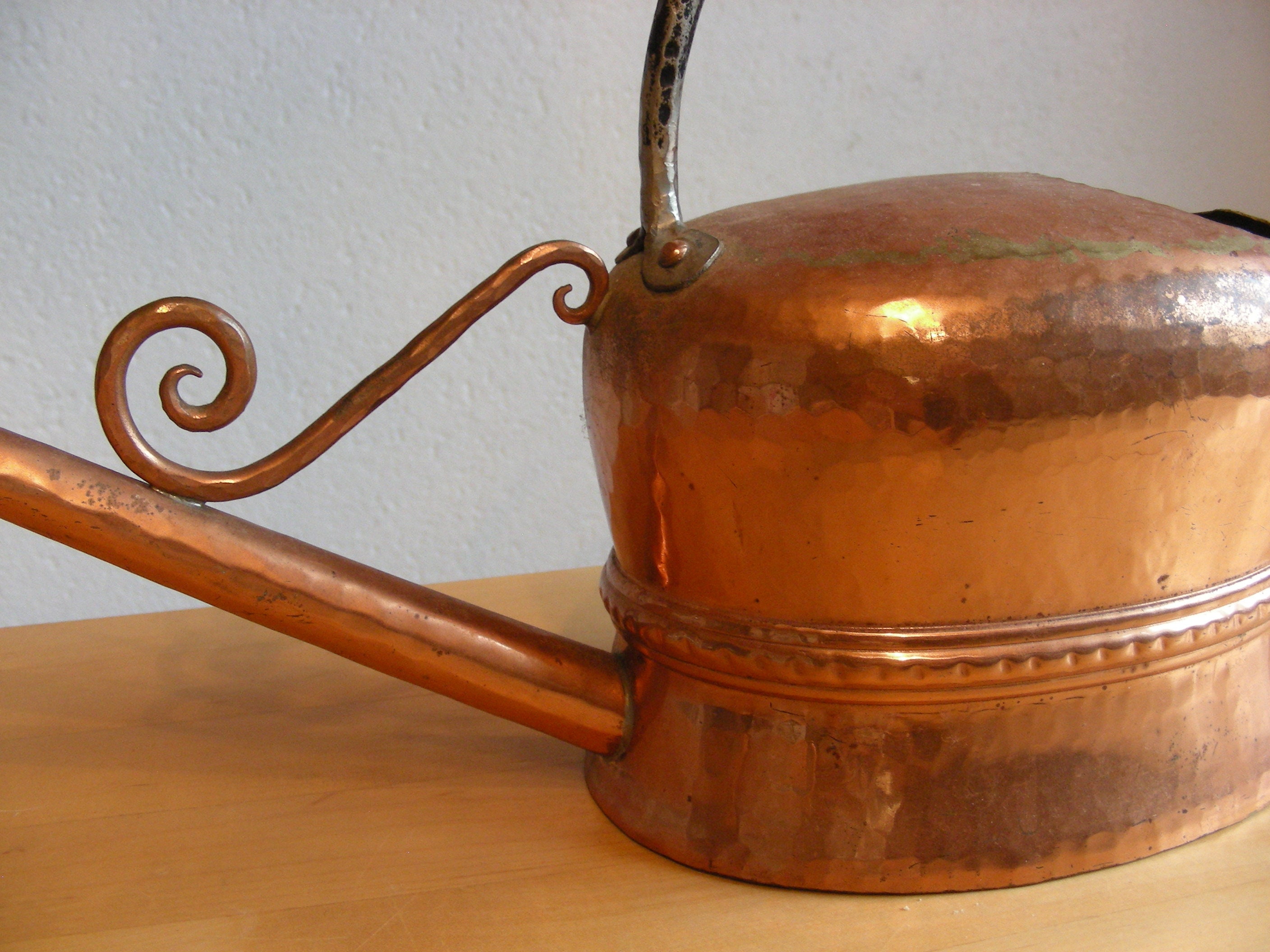 Vintage, midcentury, copper watering can