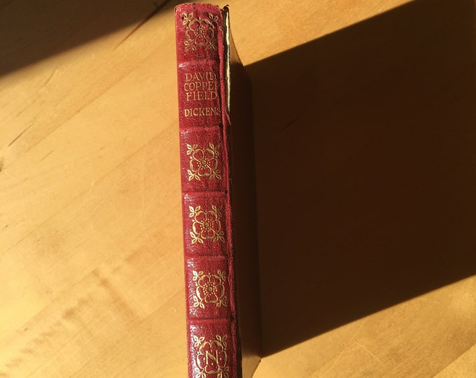 David Copperfield 1900 hard cover gilded, New Century Library, Antiquarian books Dickens