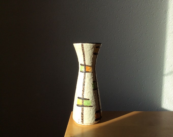 Jasba Vase 602/15 West German Ceramics Mid Century Modern