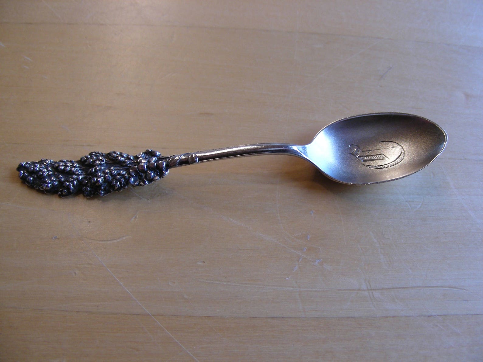 Vintage Monogrammed Sterling Baby Spoon Etsy