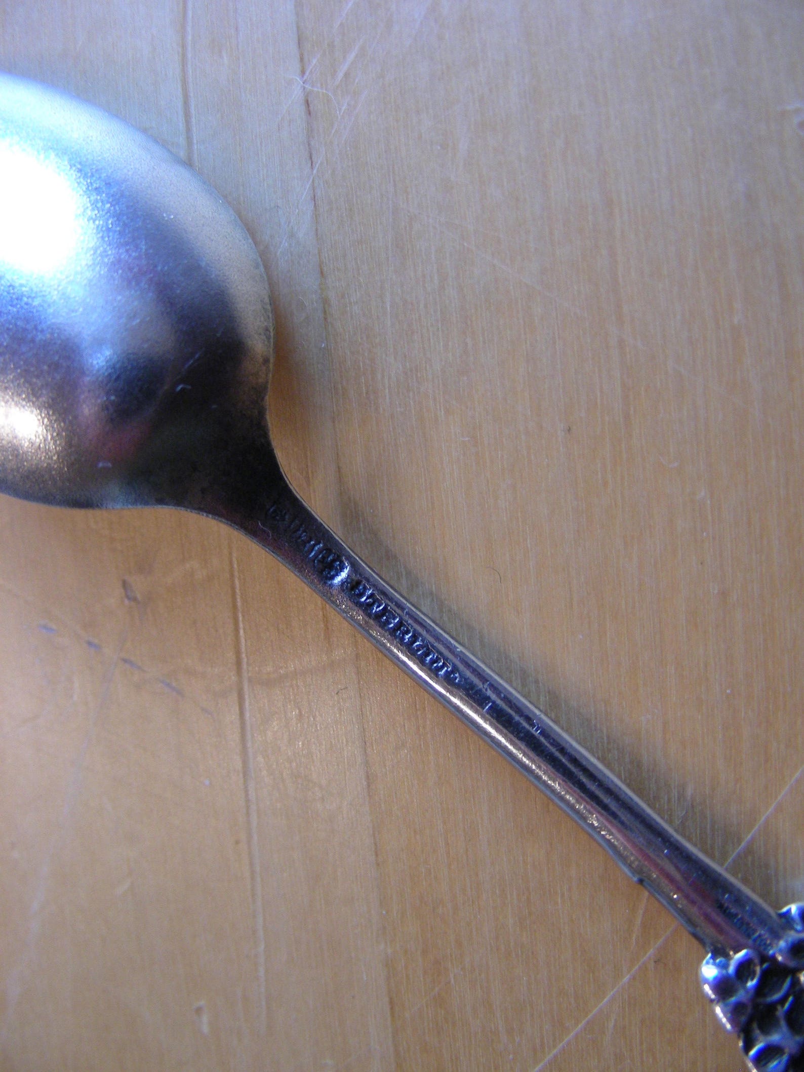 Vintage Monogrammed Sterling Baby Spoon Etsy