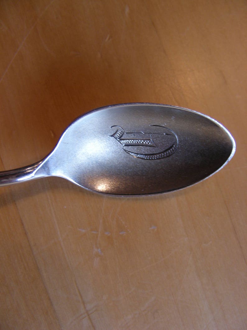 Vintage Monogrammed Sterling Baby Spoon Etsy
