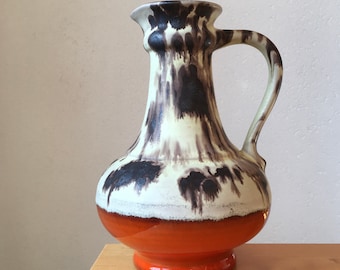 Mid Century  Retro Vase #426/20 - Drip Glaze Fat Lava Era WGP Drip Glaze Retro MCM Vase