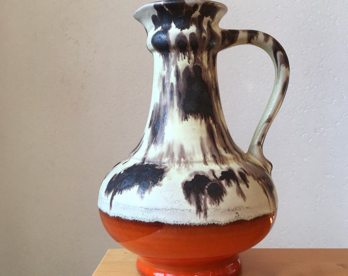 Mid Century  Retro Vase #426/20 - Drip Glaze Fat Lava Era WGP Drip Glaze Retro MCM Vase