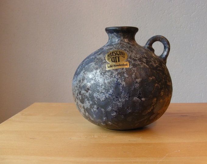Ruscha Vase 309 Original Label WGP West German Pottery