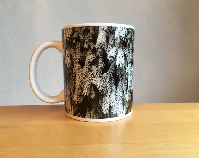 Frosted Pines Mug Winter Coffee Cup