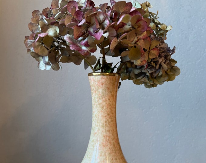 Bavarian Porcelain Vase With Gold Trim