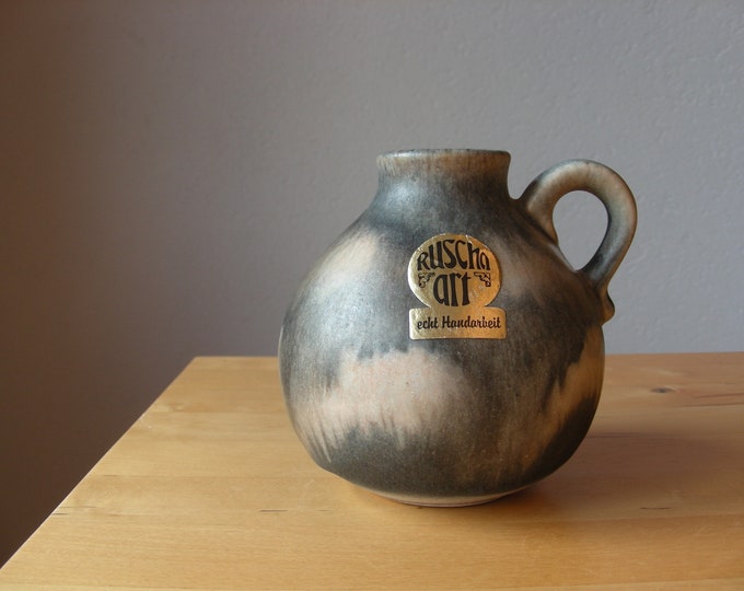 Ruscha Vase Jug 322 WGP West German Pottery Fat Lava Era MCM