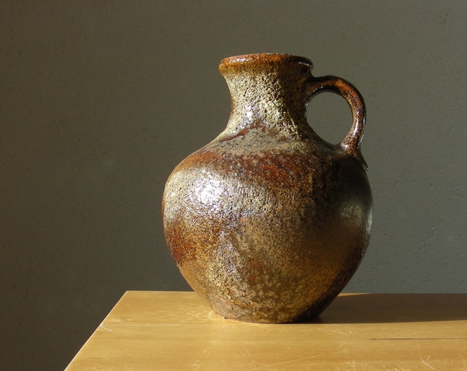 Mid Century Vase/Jug Drip Glaze Fat Lava WGP