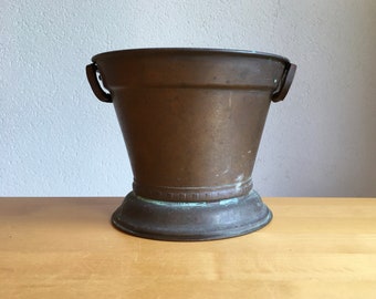 Vintage Copper Cachepot