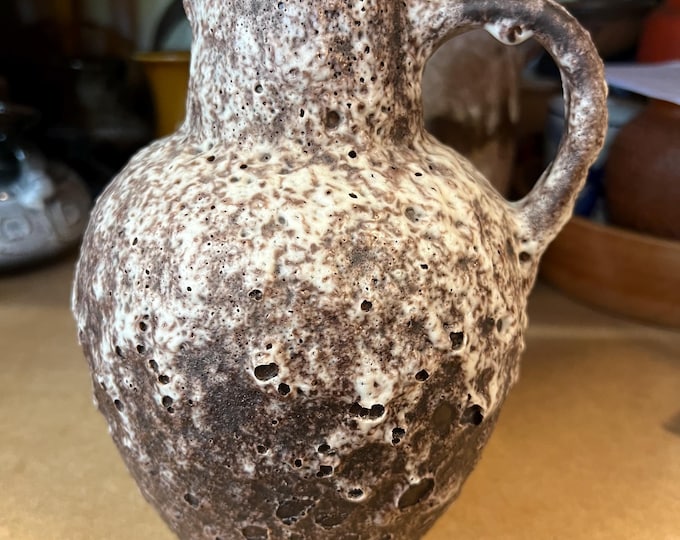 Ruscha Jug WGP Volcano Glaze Mid Century