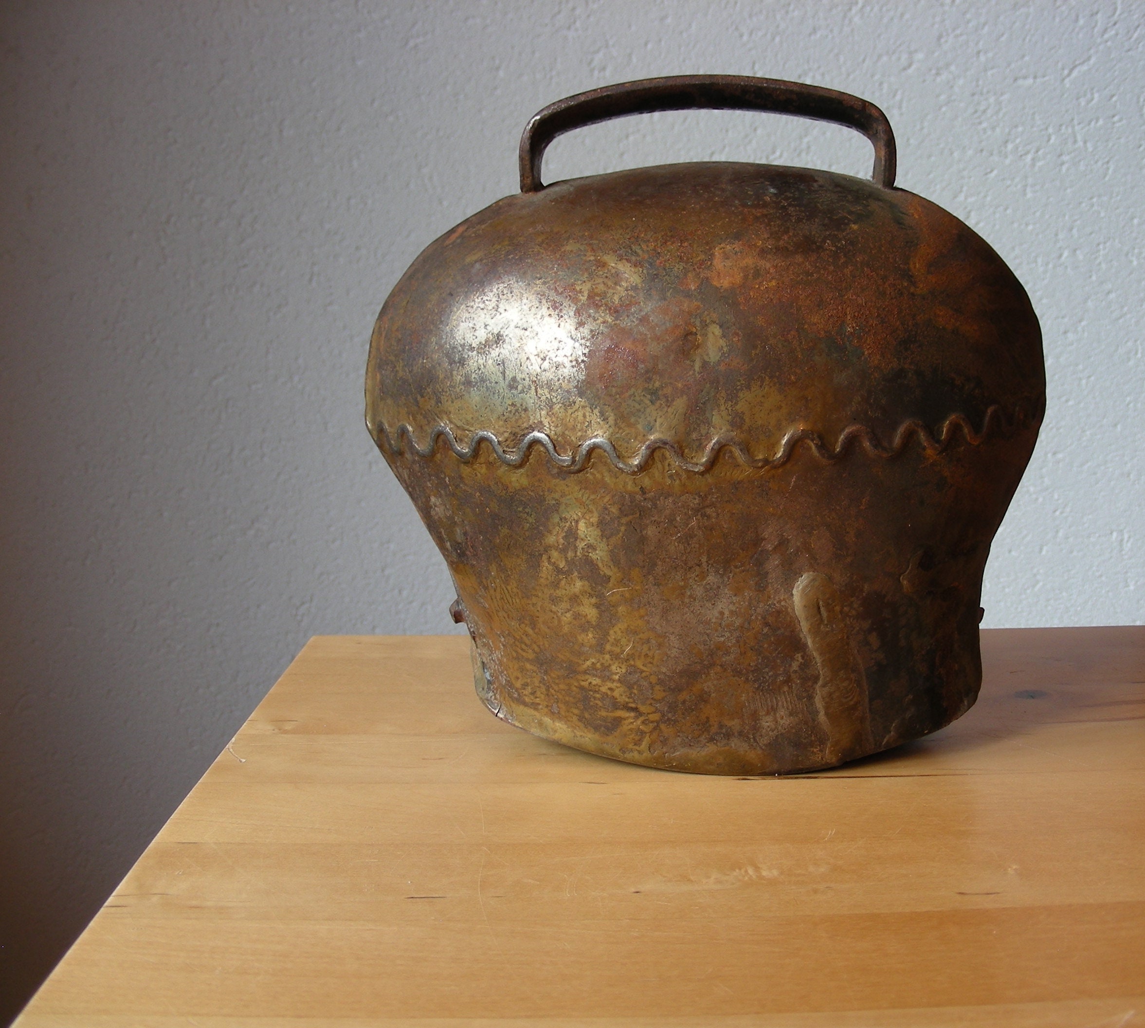 Large Swiss cow bell