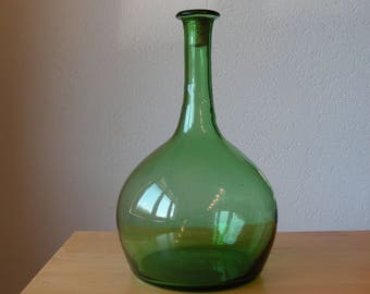 RESERVED FOR E.  Cider bottle, Vintage green apple juice bottle