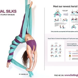 AERIAL SILKS BOOK: 91 Ways To Split on Silks Free Domestic Shipping image 1