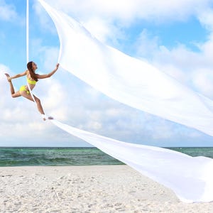 Aerial Silk Kits- Low Stretch - Solid Colors