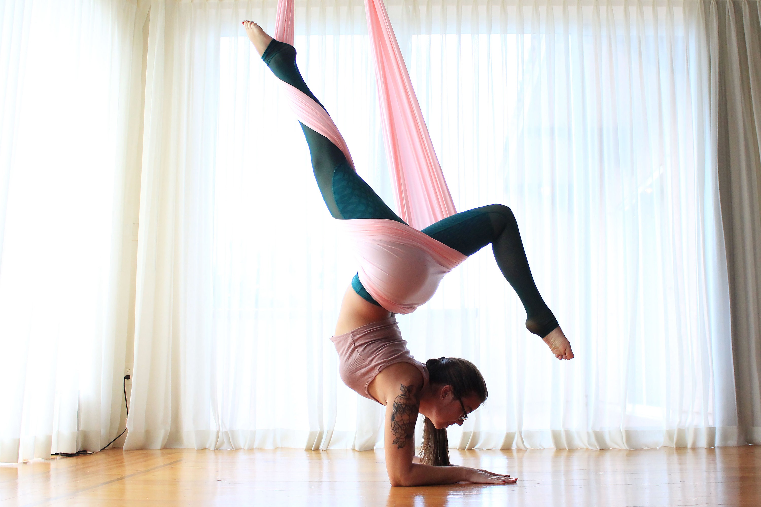 what's the aerial yoga hammock?