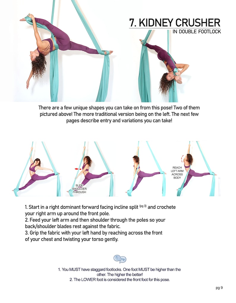 AERIAL SILKS BOOK: 91 Ways To Split on Silks Free Domestic Shipping image 5