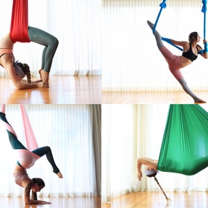 Low Stretch Yoga Hammocks & Kits Solid Colors image 8