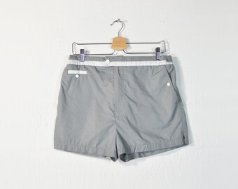 baggy swim shorts