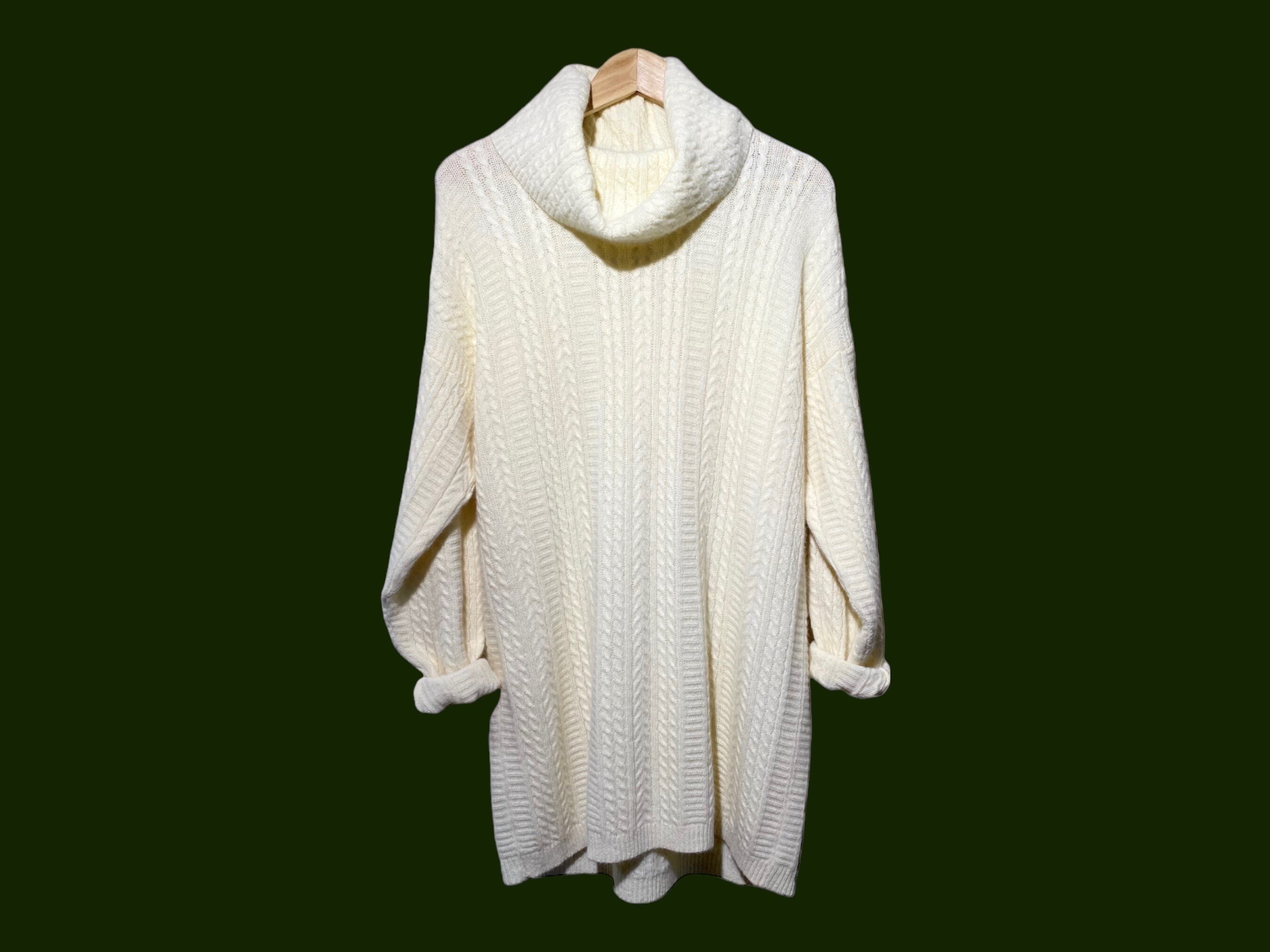 Cream baggy jumper cheap